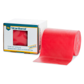 XL Rolle rot neben Verpackung