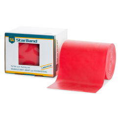 SL StarBand® XL - Therapie- und Fitnessband rot (mittel) - 25 Meter